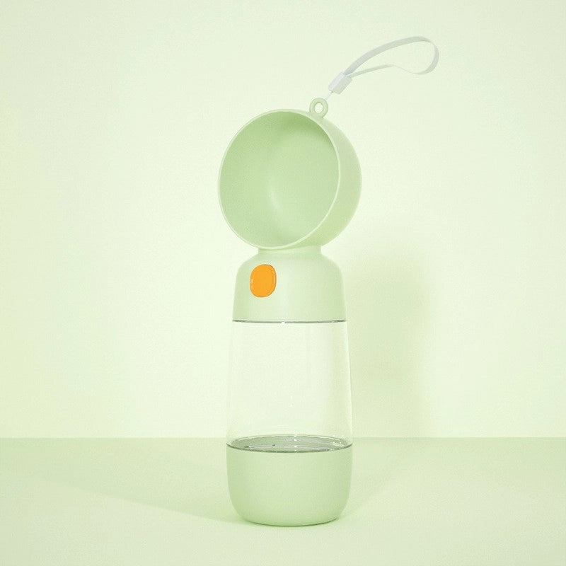 Pet Out Accompanying Cup Cat And Dog Portable Lanyard Foldable Water Bottle Large Capacity Drinking Water Bottle Dog Bowl Cross-border
