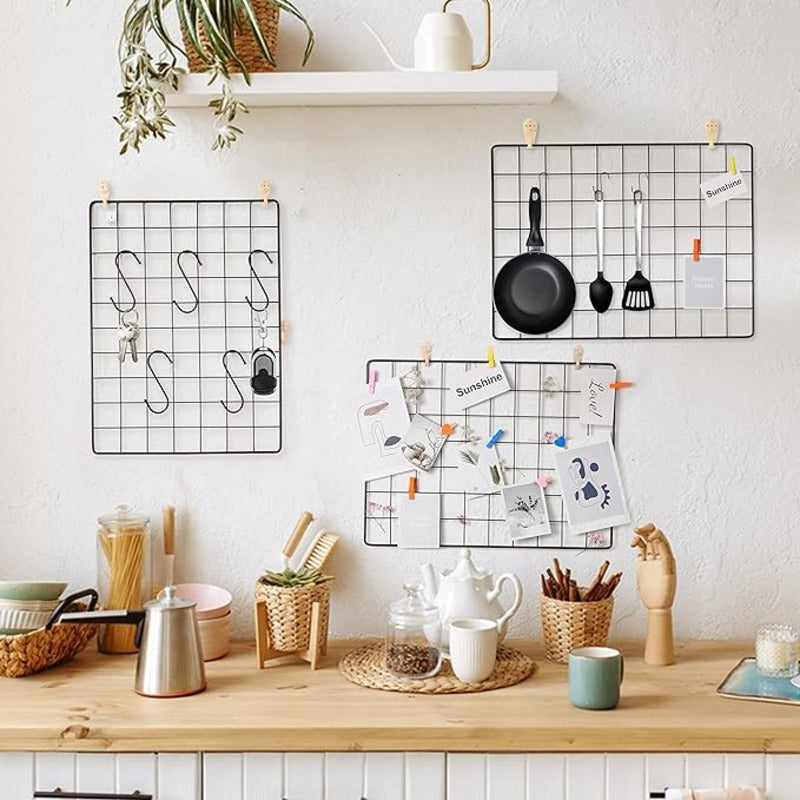 Wire Wall Panel. Collage for hanging wall decoration
