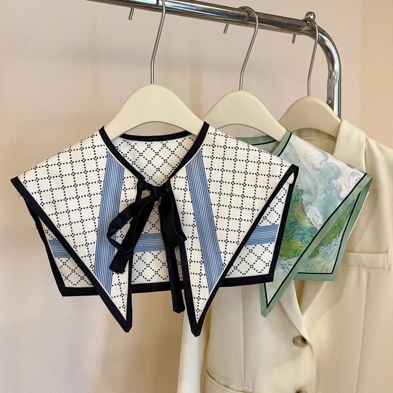 Women's Elegant Classical Lady Geometric Flower Nylon Shawl