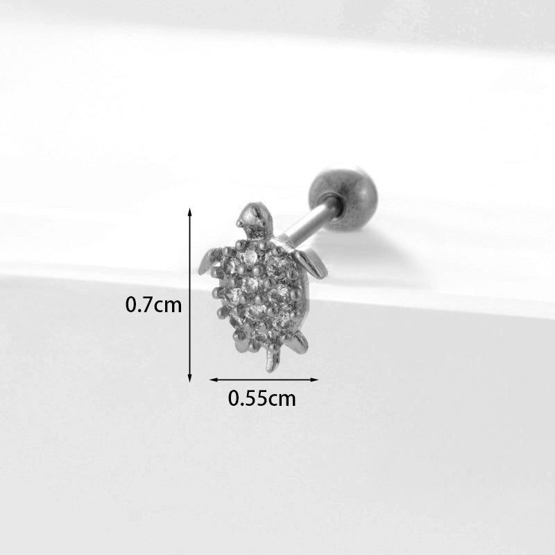 Ear Cartilage Rings & Studs Geometric Copper Plating Artificial Gemstones