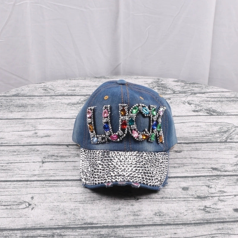 Women's Minimalist Letter Curved Eaves Baseball Cap