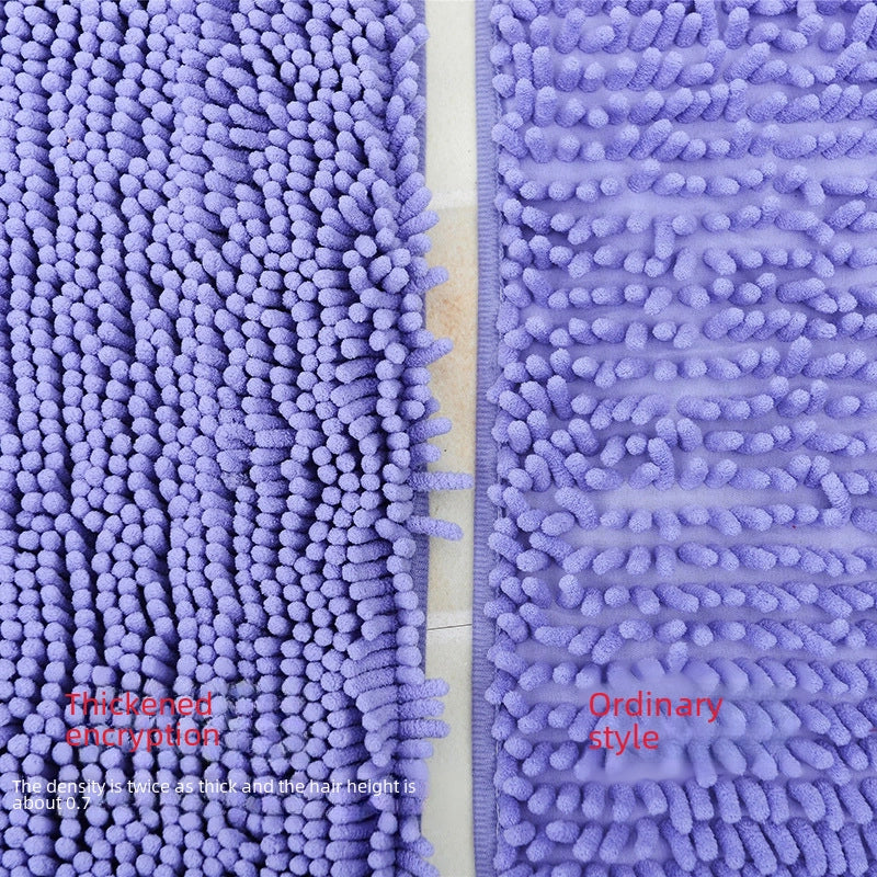Floor Mats Chenille Floor Mats Bedroom Kitchen Living Room Carpet Bathroom Door Absorbent Anti-Slip Floor Mats Foot Mats