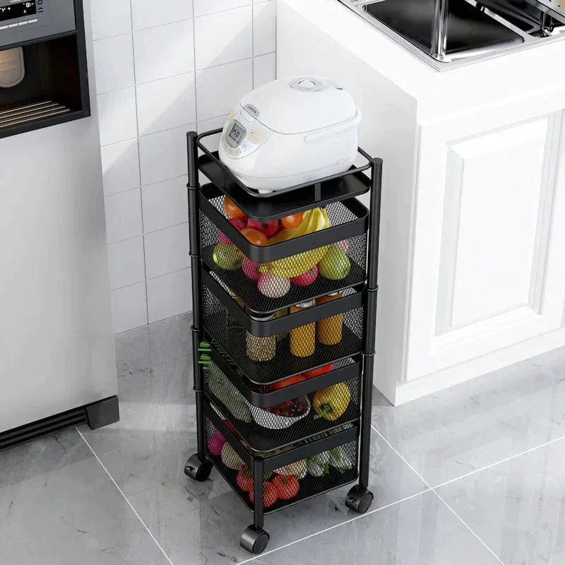 Premium Square Metal Trolley By MATRIX