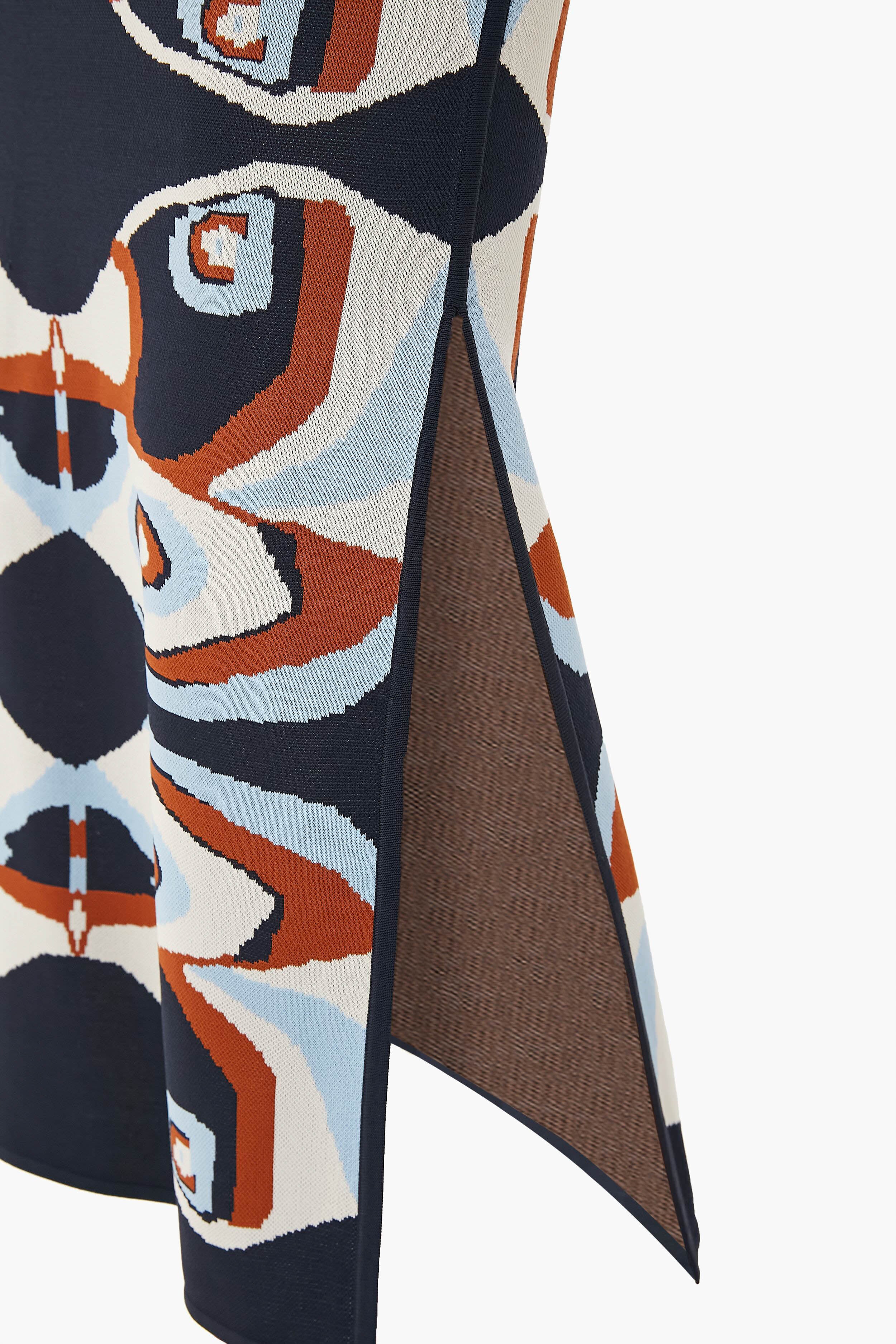 Navy Butterfly Nylah Skirt