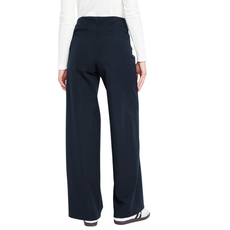 High Waisted Pull On Pixie Super Wide Leg Pants