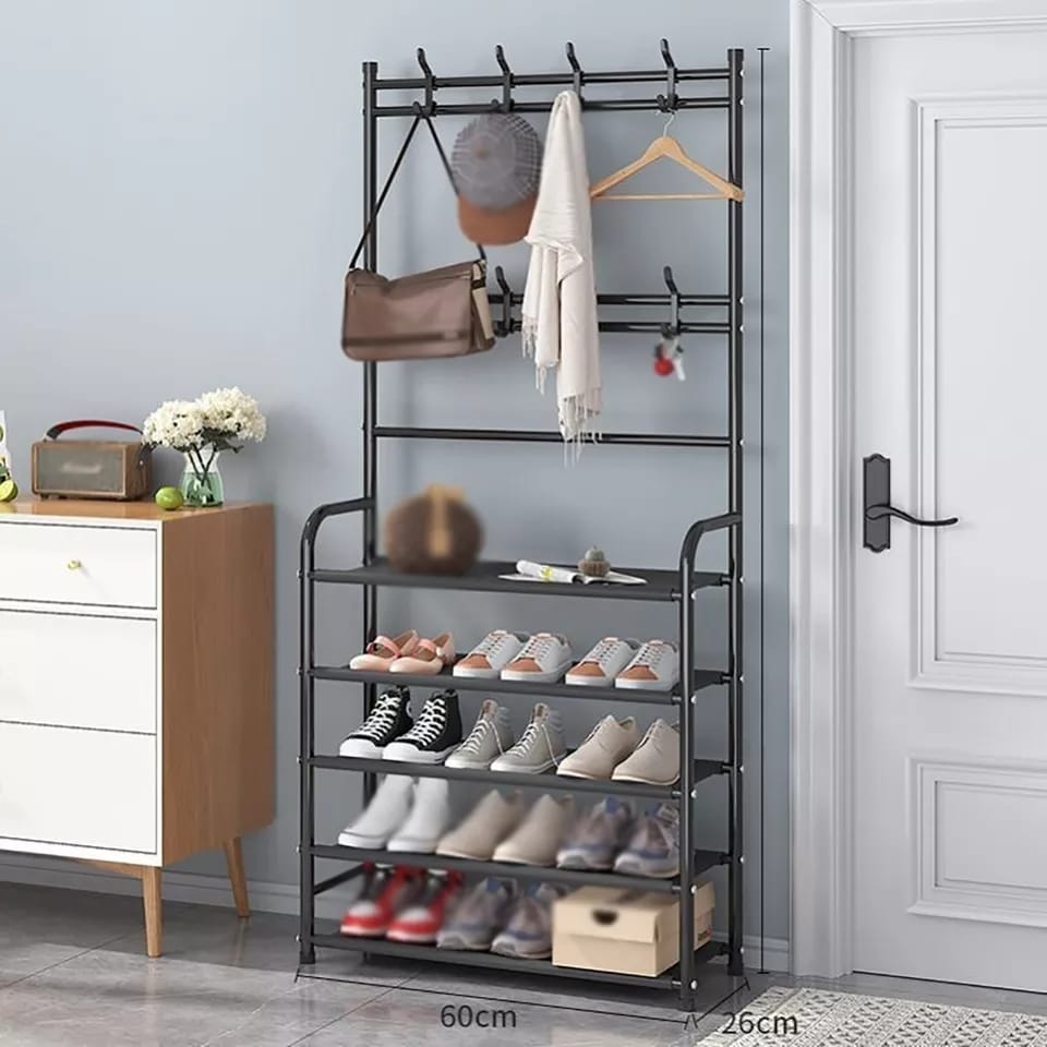 Multifunctional Coat & Shoes Rack