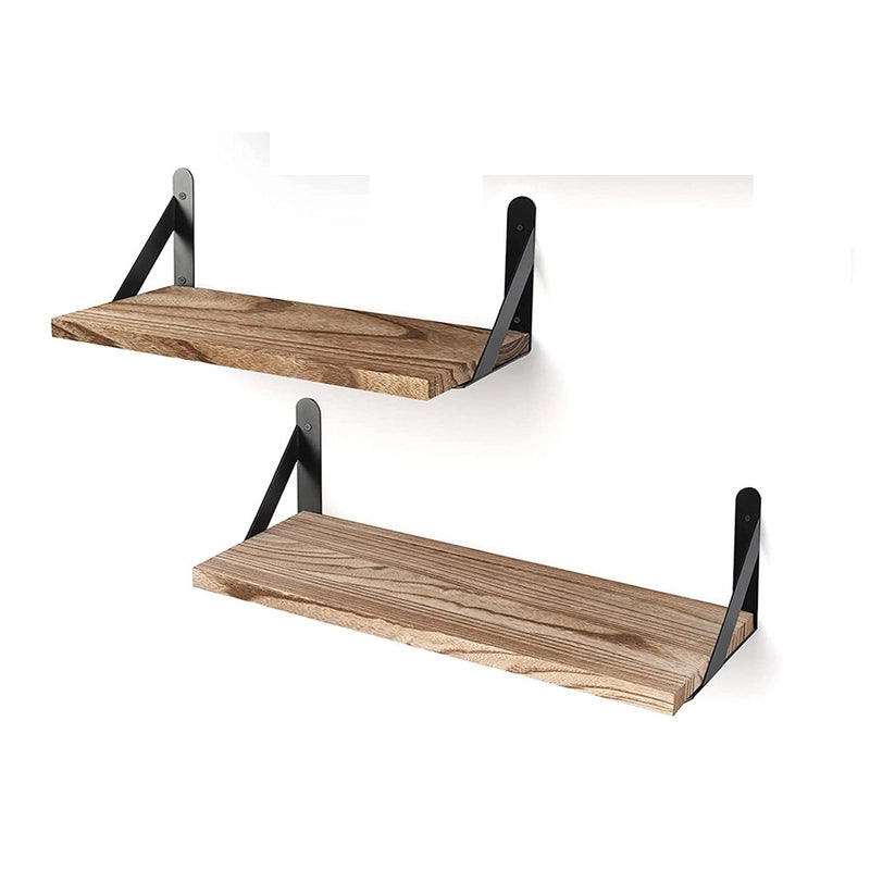 Casual Elegant Pastoral Solid Color Paulownia Iron Storage Rack