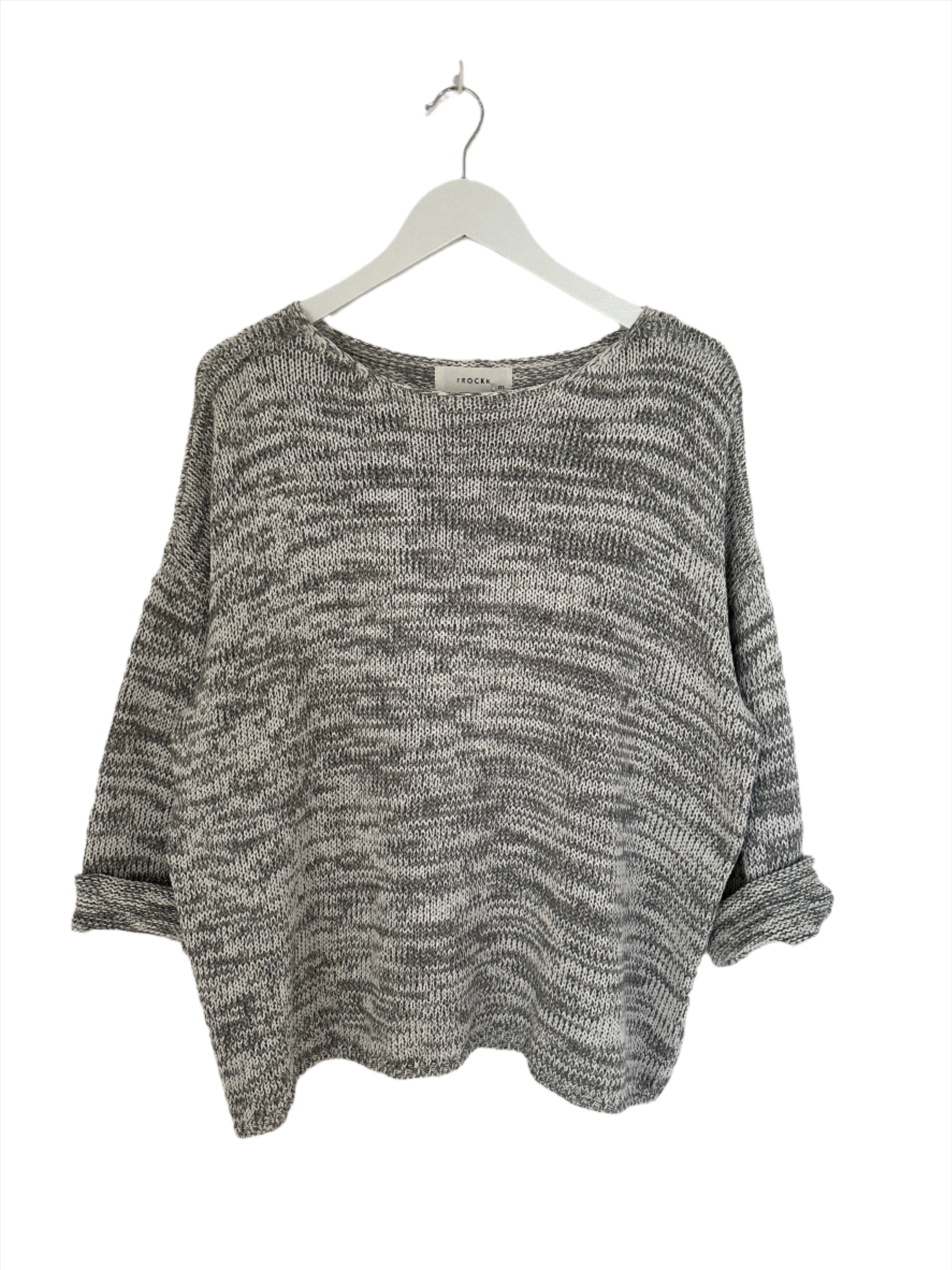 ashton jersey - grey mix cotton