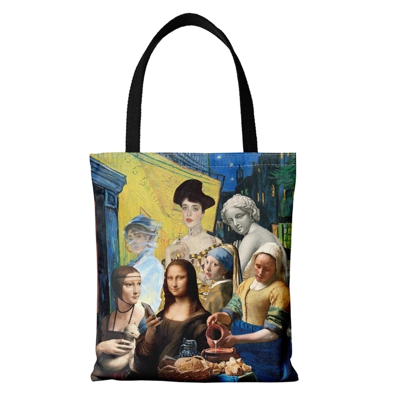 Women's Fashion Printing Canvas Shopping Bags
