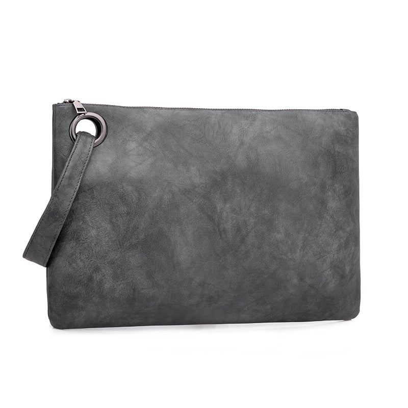 Women's Pu Leather Color Block Vintage Style Square Zipper Handbag