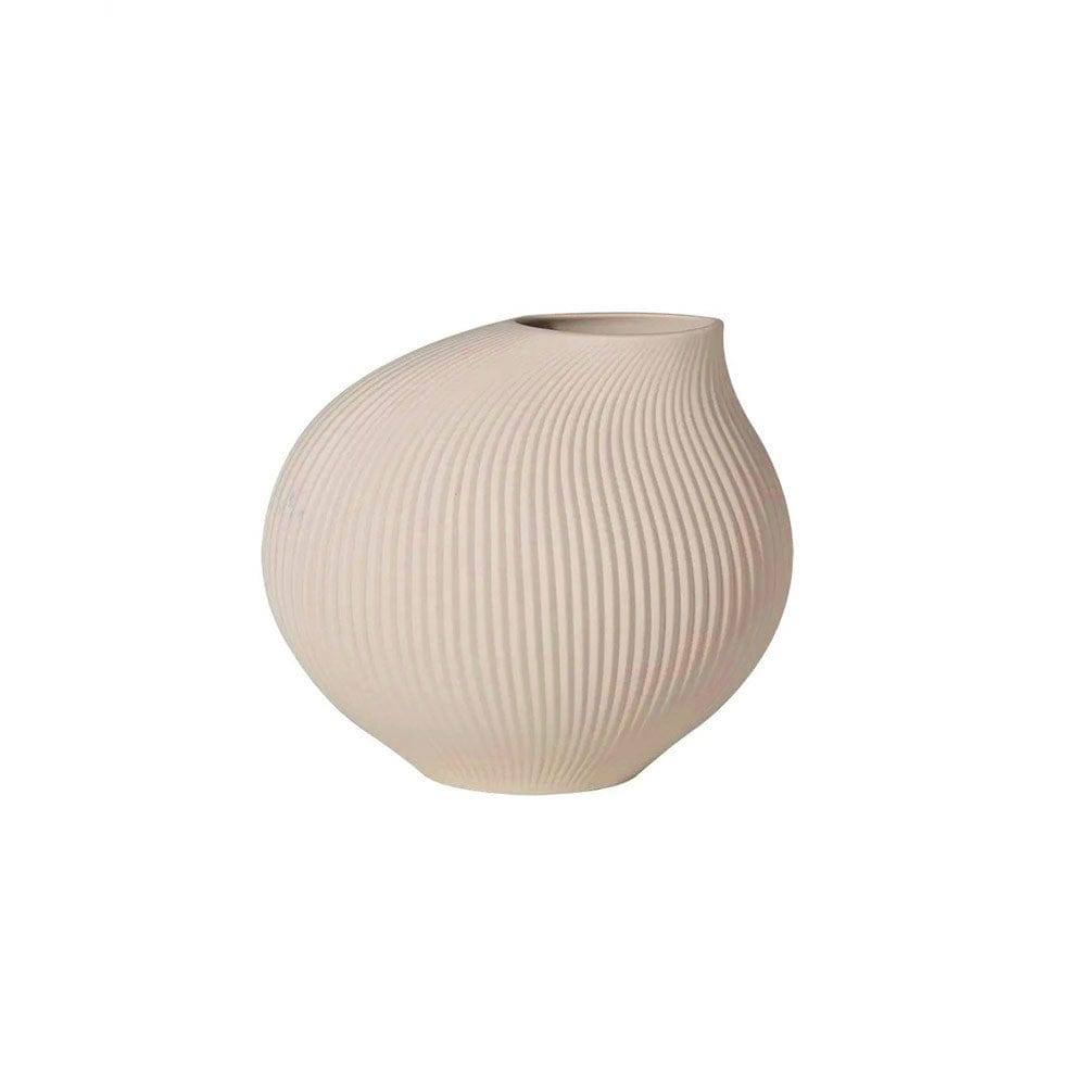 Luna Shell Vase Small - Beige