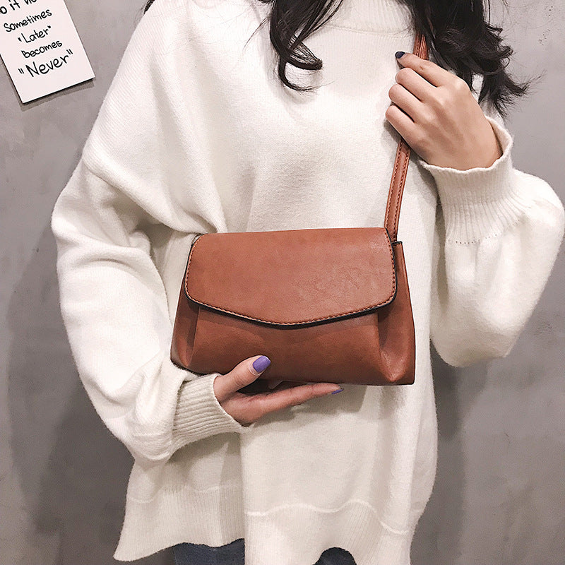 Simple Solid  Crossbody Bag