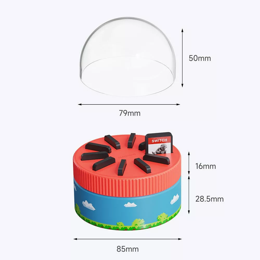 🎮Rotating Switch Game Cartridge Case