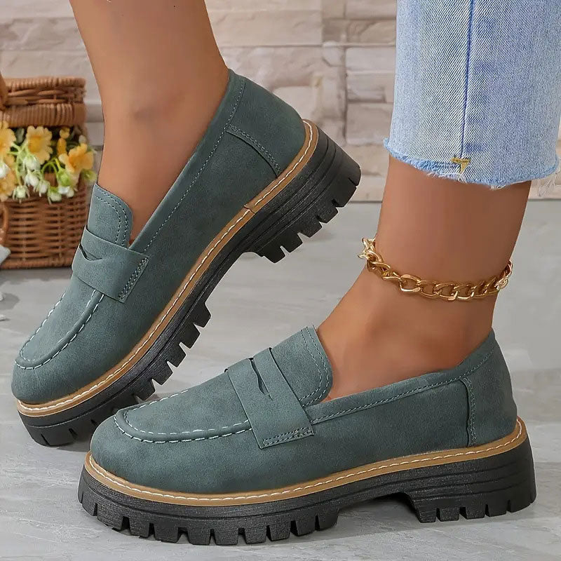 💥Hot Sales-49% OFF🌿Women's Comfortable Chunky Slip On Platform Loafers