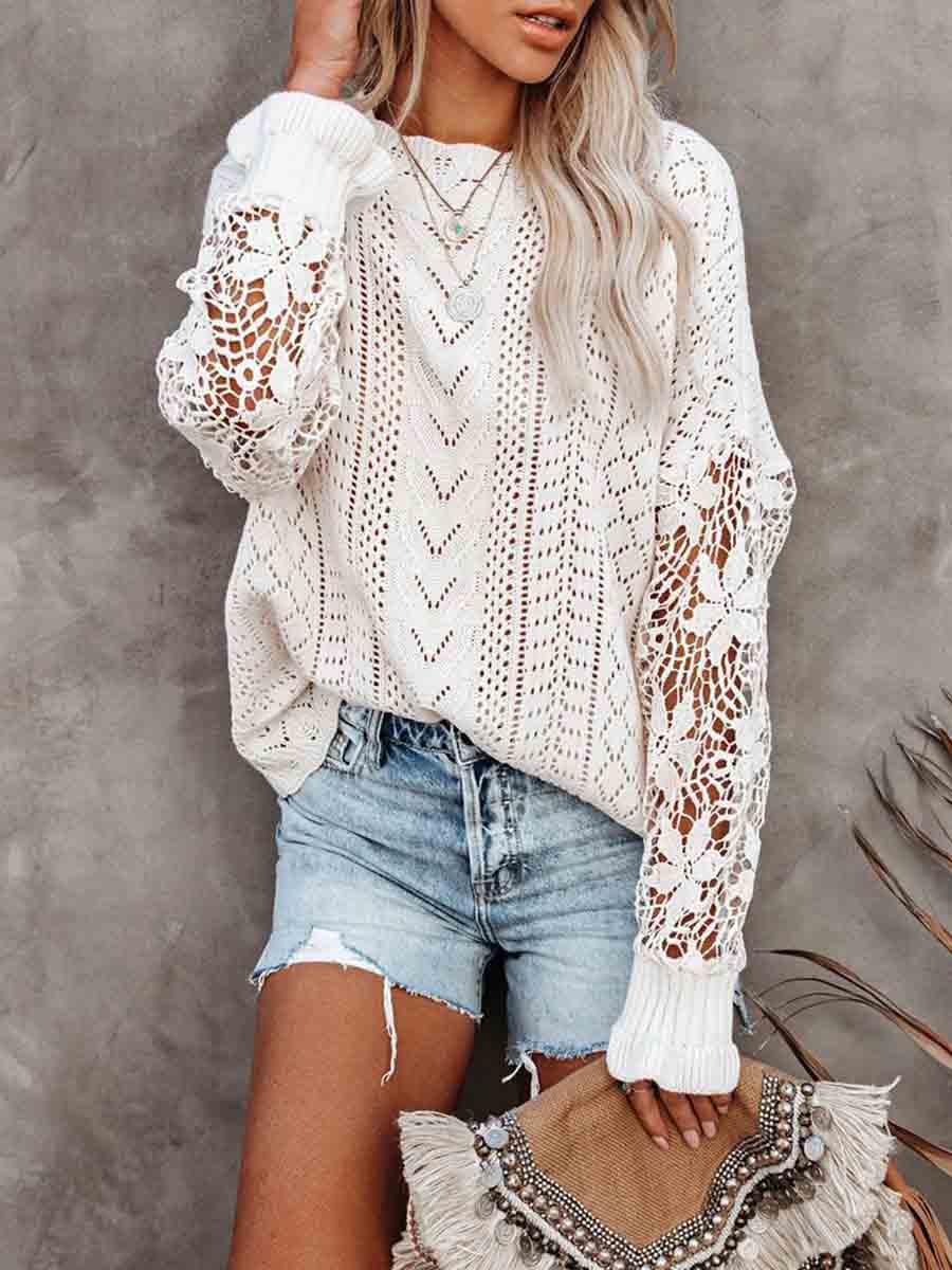 Lace Hollow Sweater