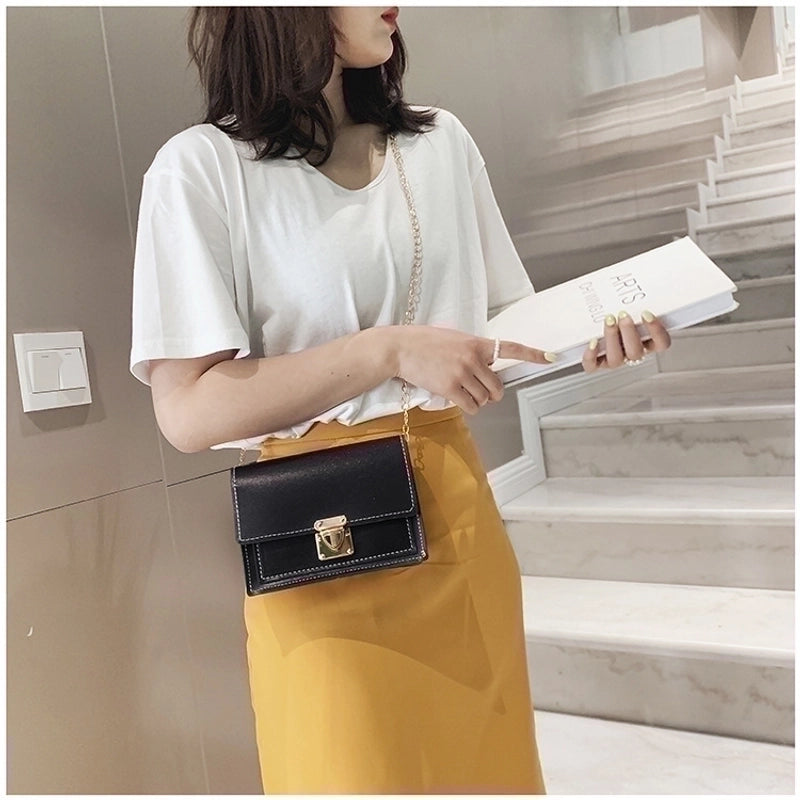 New Fashion  Shoulder Chain Small Square Bag Shoulder Bags