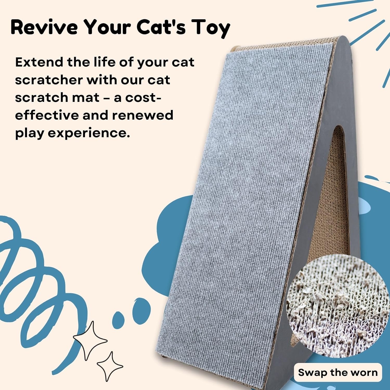 🔥HOT SALE -48% 🔥 Can Protect Furniture - Cat Scratching Mat