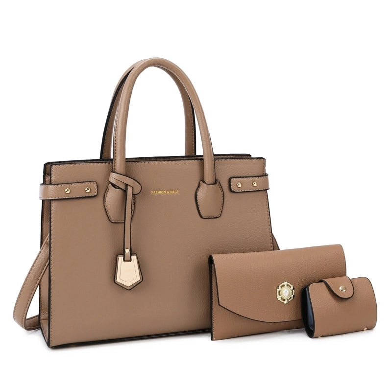 Women's Large All Seasons Pu Leather Elegant Classic Style Handbag