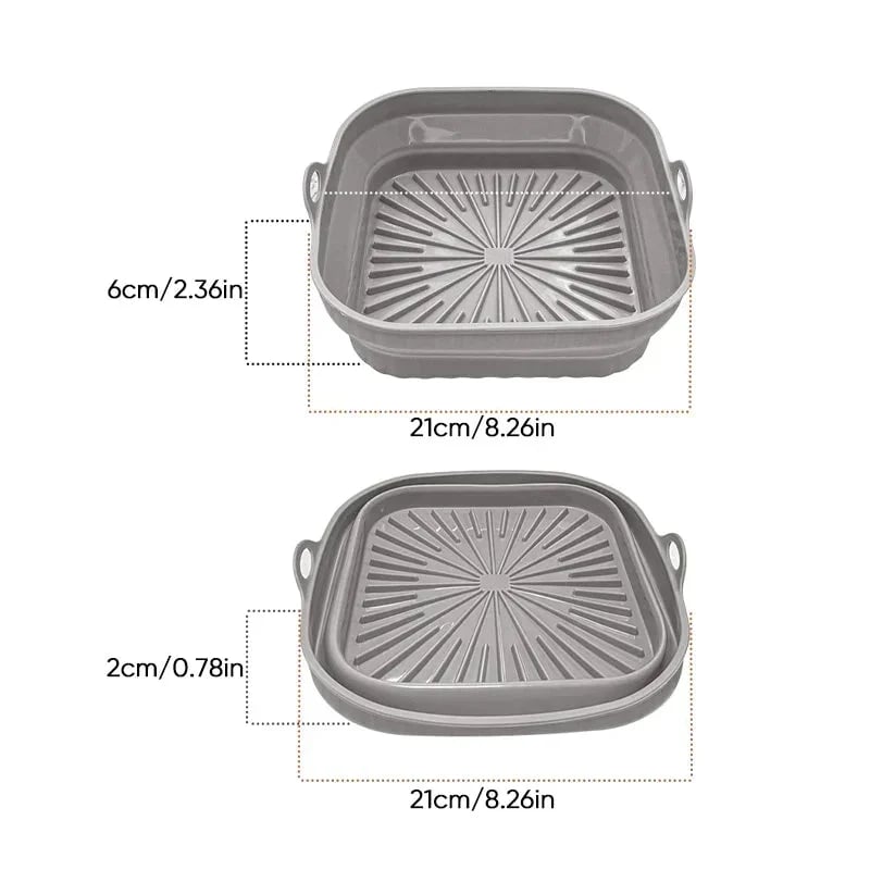 Hot air fryer Silicone grill pan