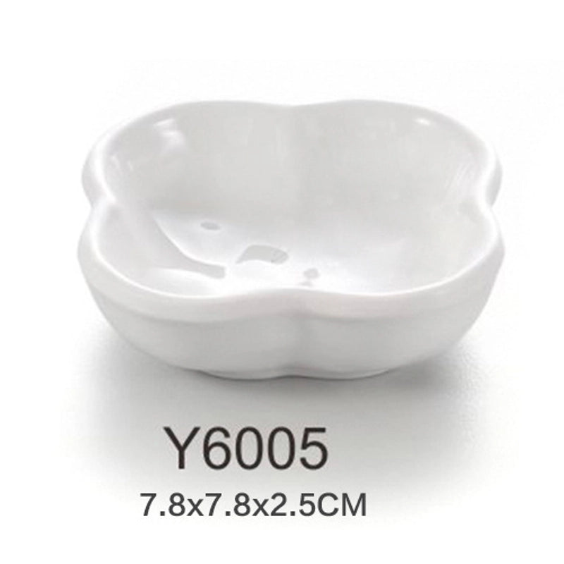 Porcelain-Imitation Milamine Shatter-Resistant Round Small Flavor Dish Chinese Sushi Dipping Sauce Dish Dish Dish Dish Dish Dish Dish Dish Dish Dish Dish