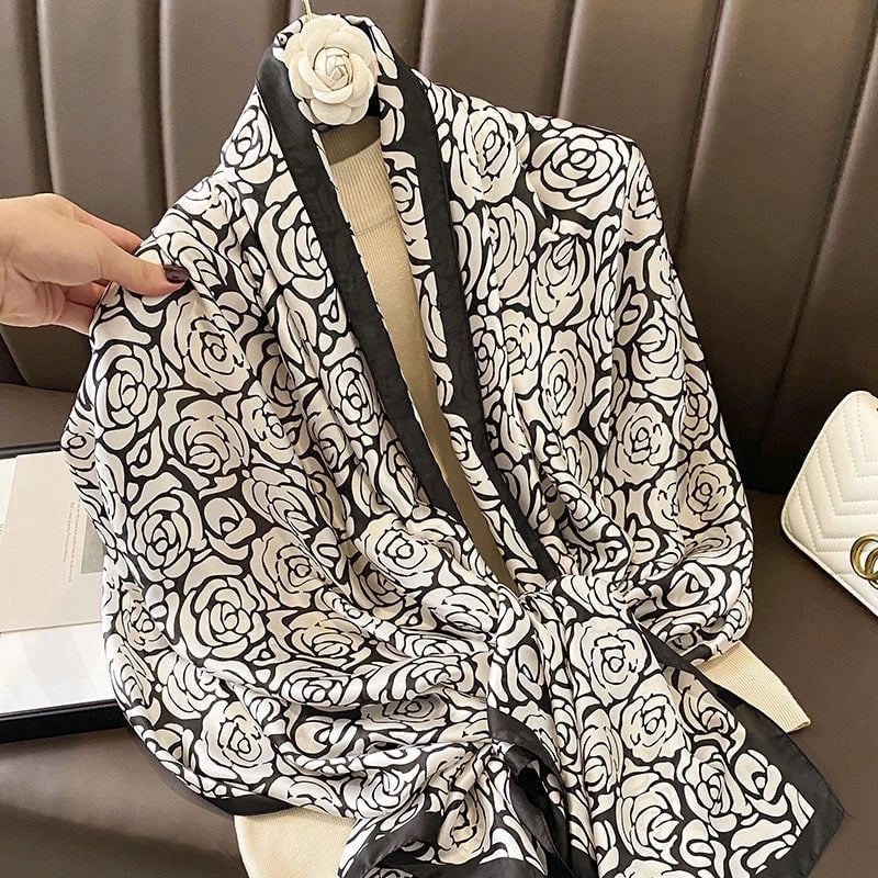 Fashion Silk Scarf (707 Main Color) Nhcj0164-707 Main Color