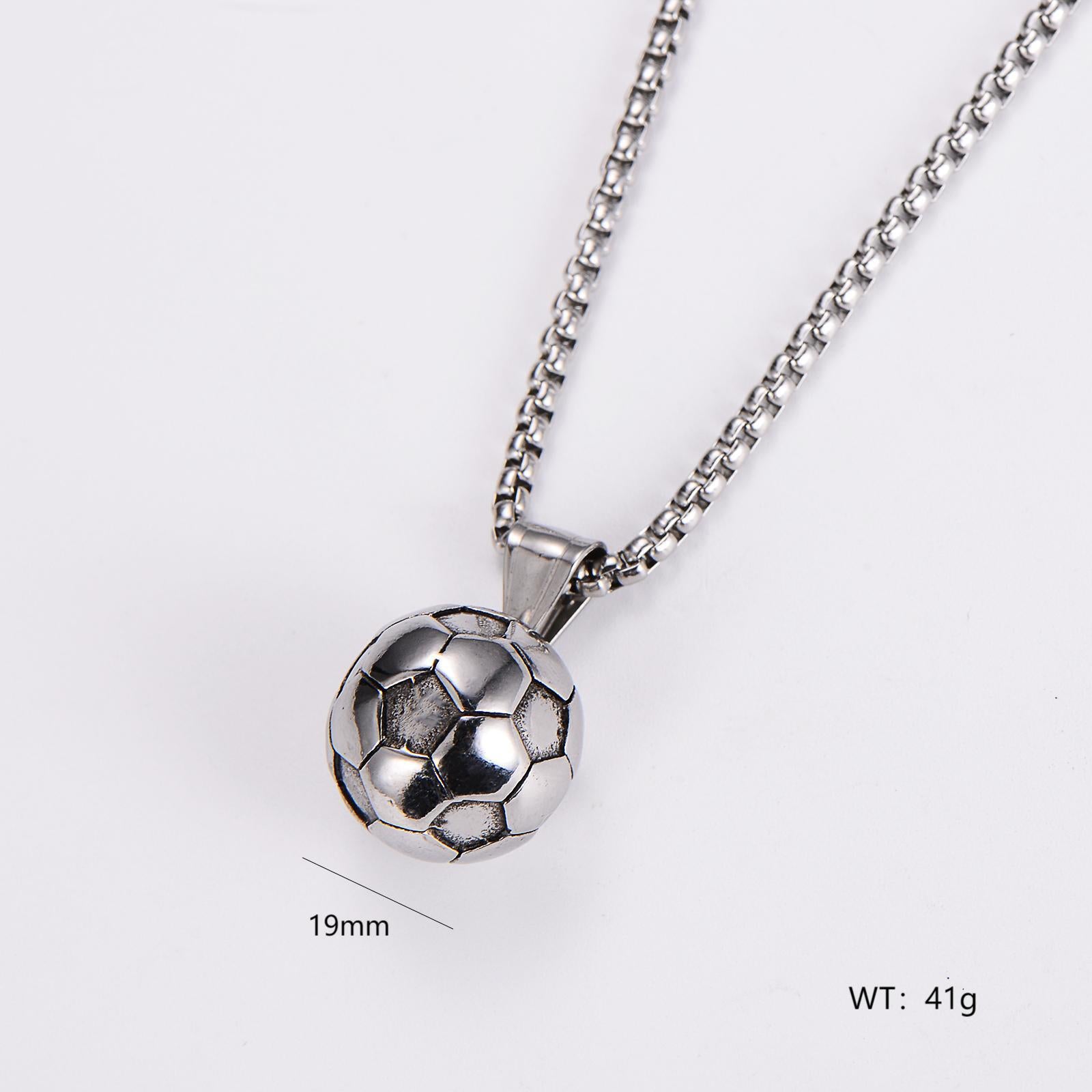 Aml Hot Selling Stainless Steel Biye Scissor Hand Football Triangle Dragonfly Accessories Pendant Necklace