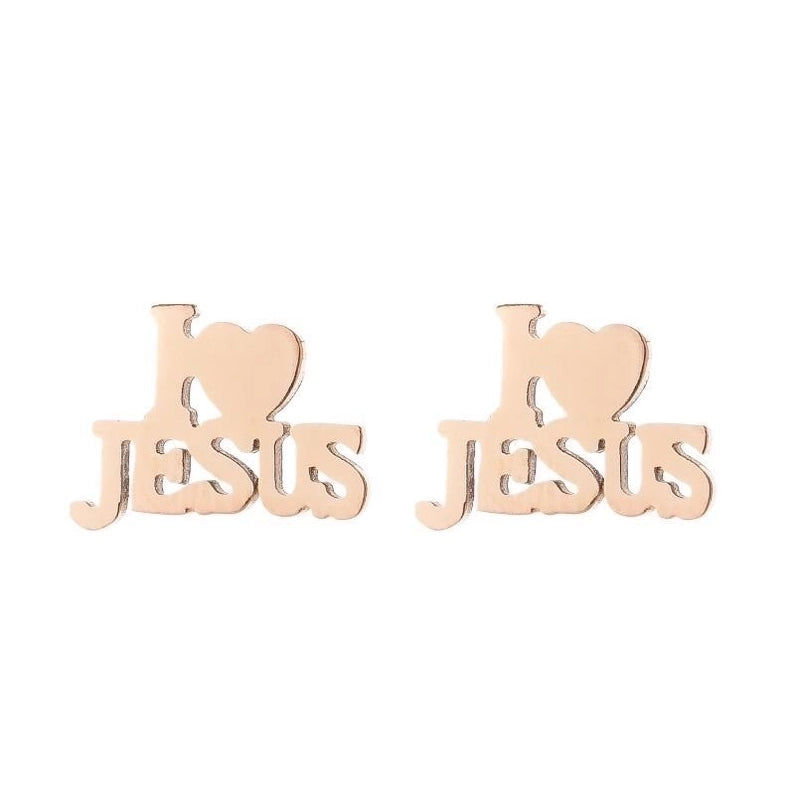 1 Pair Minimalist Heart Shape Plating 304 Stainless Steel 18K Gold Plated Earrings