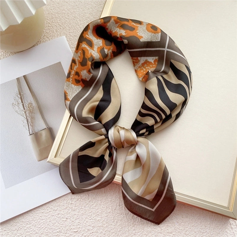 70 Small Square Scarf Silk Scarf Autumn And Winter Gauze Scarf