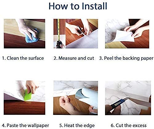 Kitchen Wallpaper - 5 Meter Roll .  Oil Proof Waterproof Aluminum Foil Wallpaper