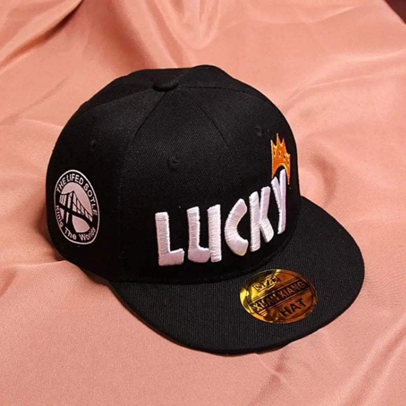 Boys' Baseball Cap Fashion Hip Hop Hat For Boys Children Flat Brim Hat Boys' Fried Street Hat Spring And Autumn Peaked Cap