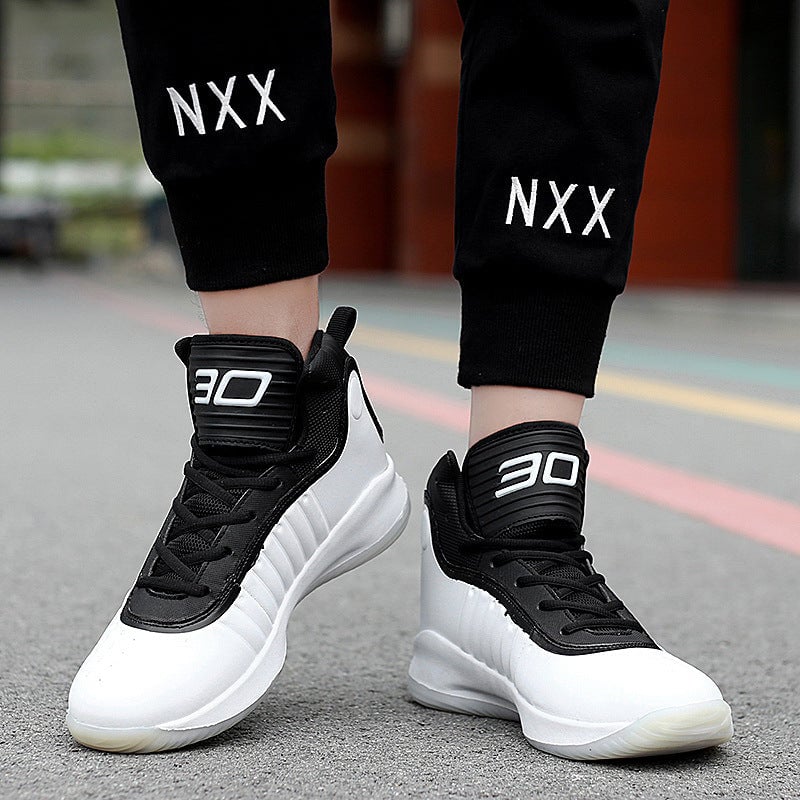 Men's Microfiber High-Top Sports Shoes (In Stock)