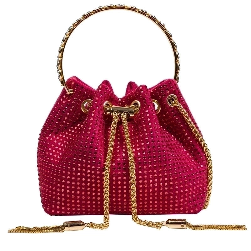 Women's Small Pu Leather Fashion Bucket Bag