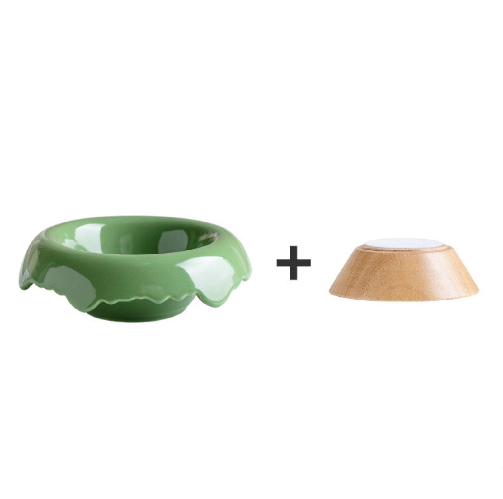Ice Cream Styled Detatchable Lead-Free Ceramic Pet Food Bowls