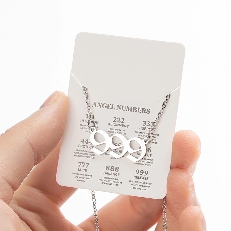 Fashion Number 201 Stainless Steel 18K Gold Plated Plating Stainless Steel Necklaces