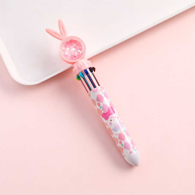 10 Color Cartoon Rabbit Pens🐰