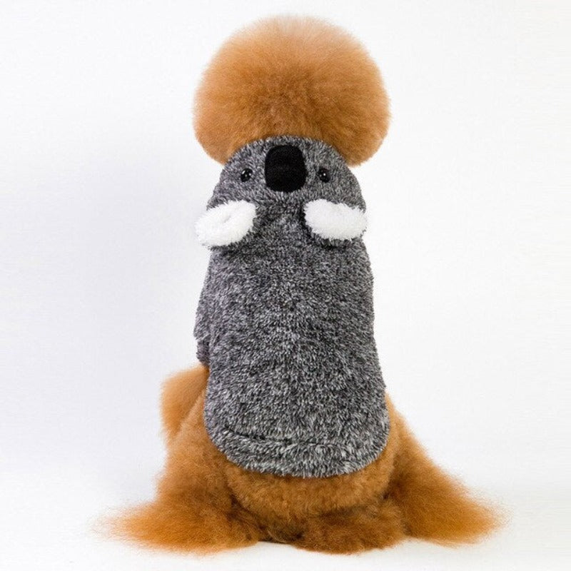 Dog Hoodies Clothes Solid Color