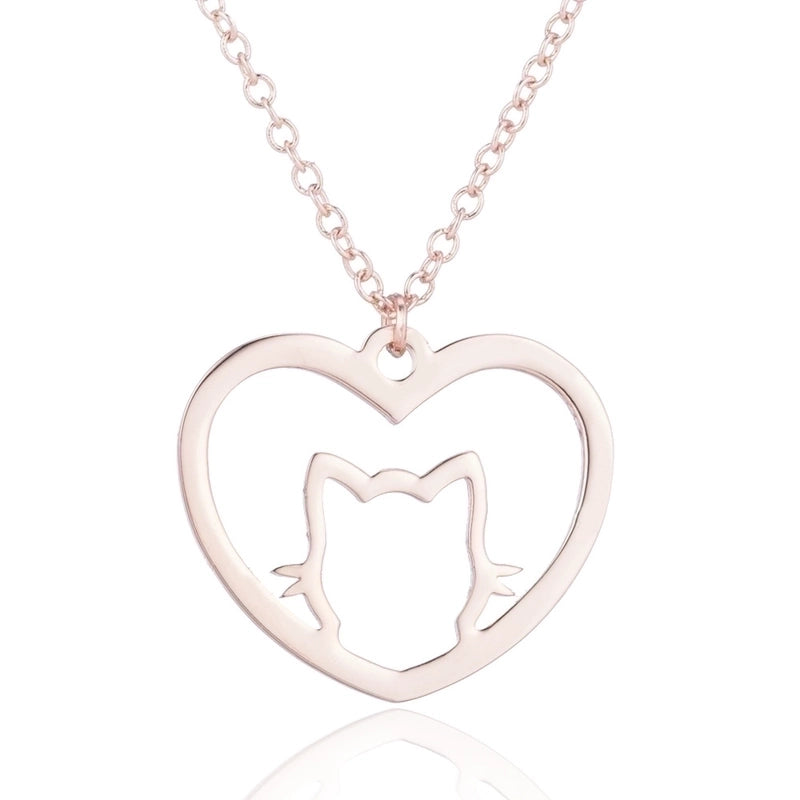 Minimalist Animal 201 Stainless Steel 18K Gold Plated Plating Stainless Steel Necklaces