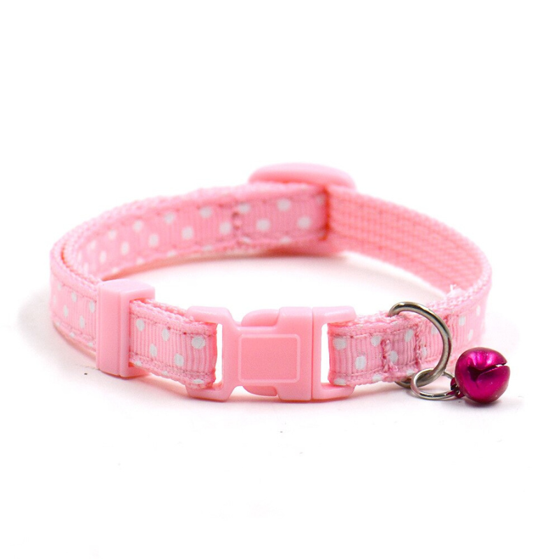 Polka Dot Print Dog Collars