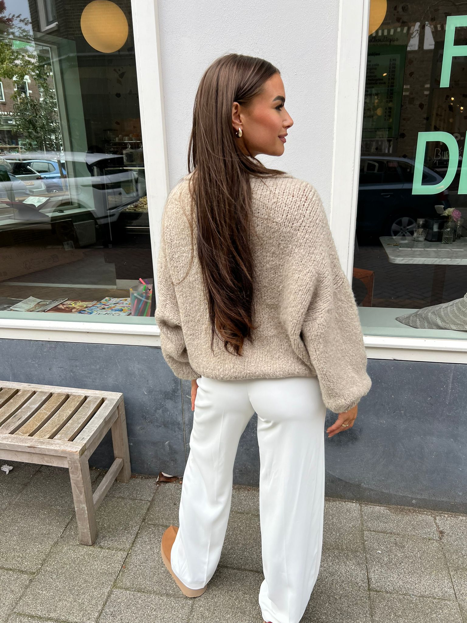 Polo Sweater Taupe