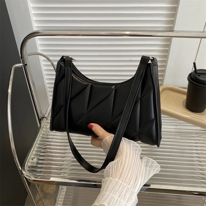 Women's All Seasons Pu Leather Elegant Basic Shoulder Bag Underarm Bag
