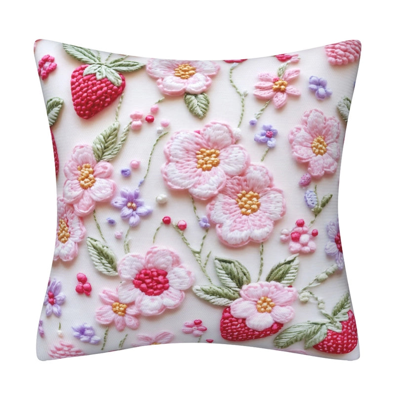 Elegant Classical Minimalist Floral Polyester Pillow Cases Couch & Sofa Decor