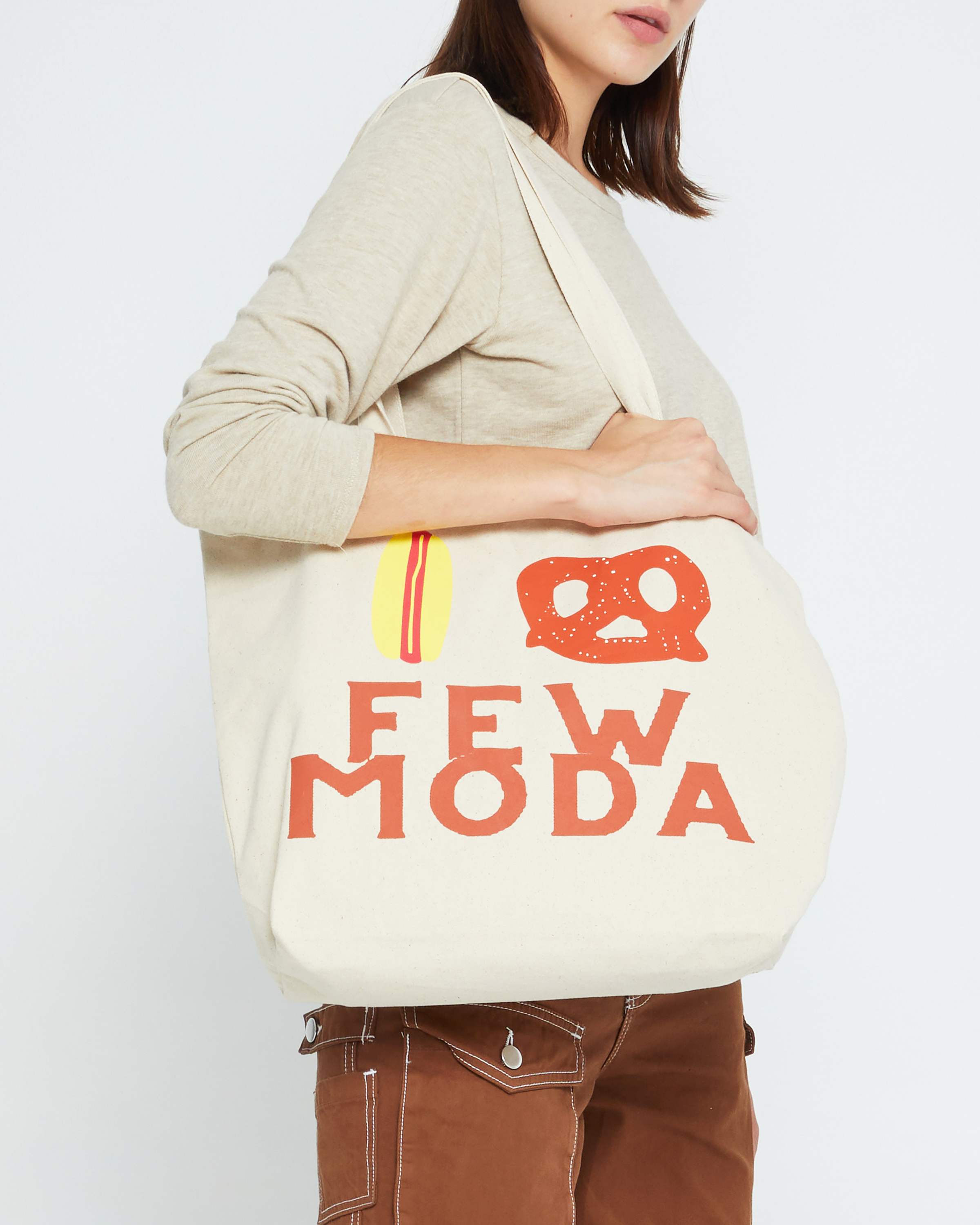 Hot Dog Pretzel Few Moda Tote Bag