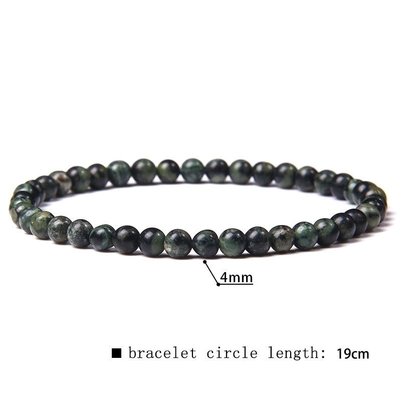 Minimalist Marble Natural Stone Beaded Bracelets
