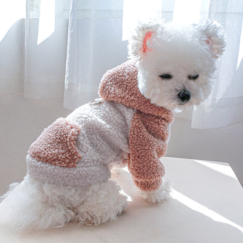 Warm Dog Cat Hoodie Coat with Hat