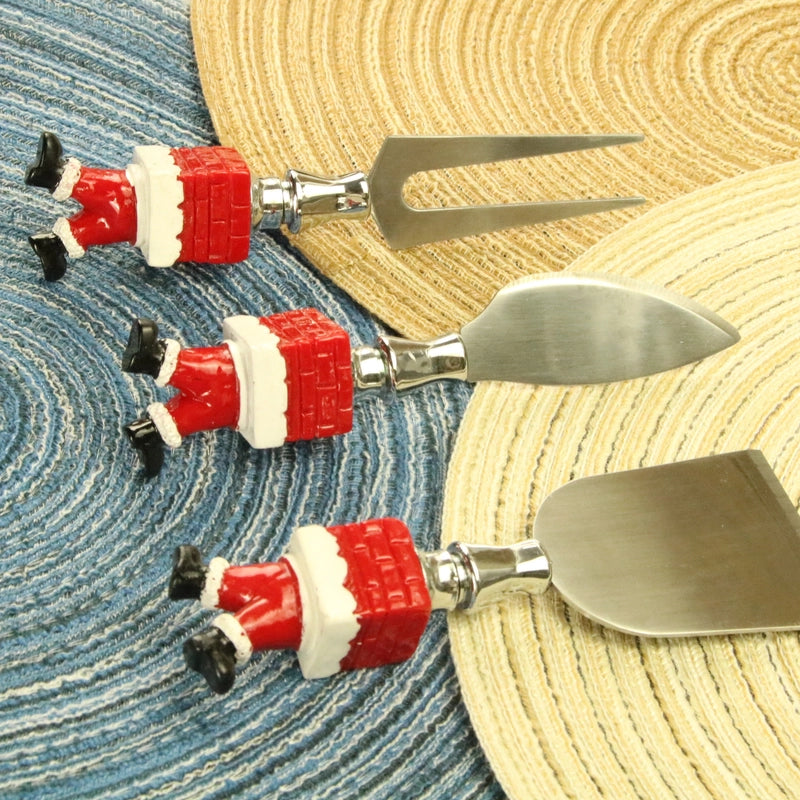 Christmas Cute Santa Claus 304 Stainless Steel Tableware 1 Piece
