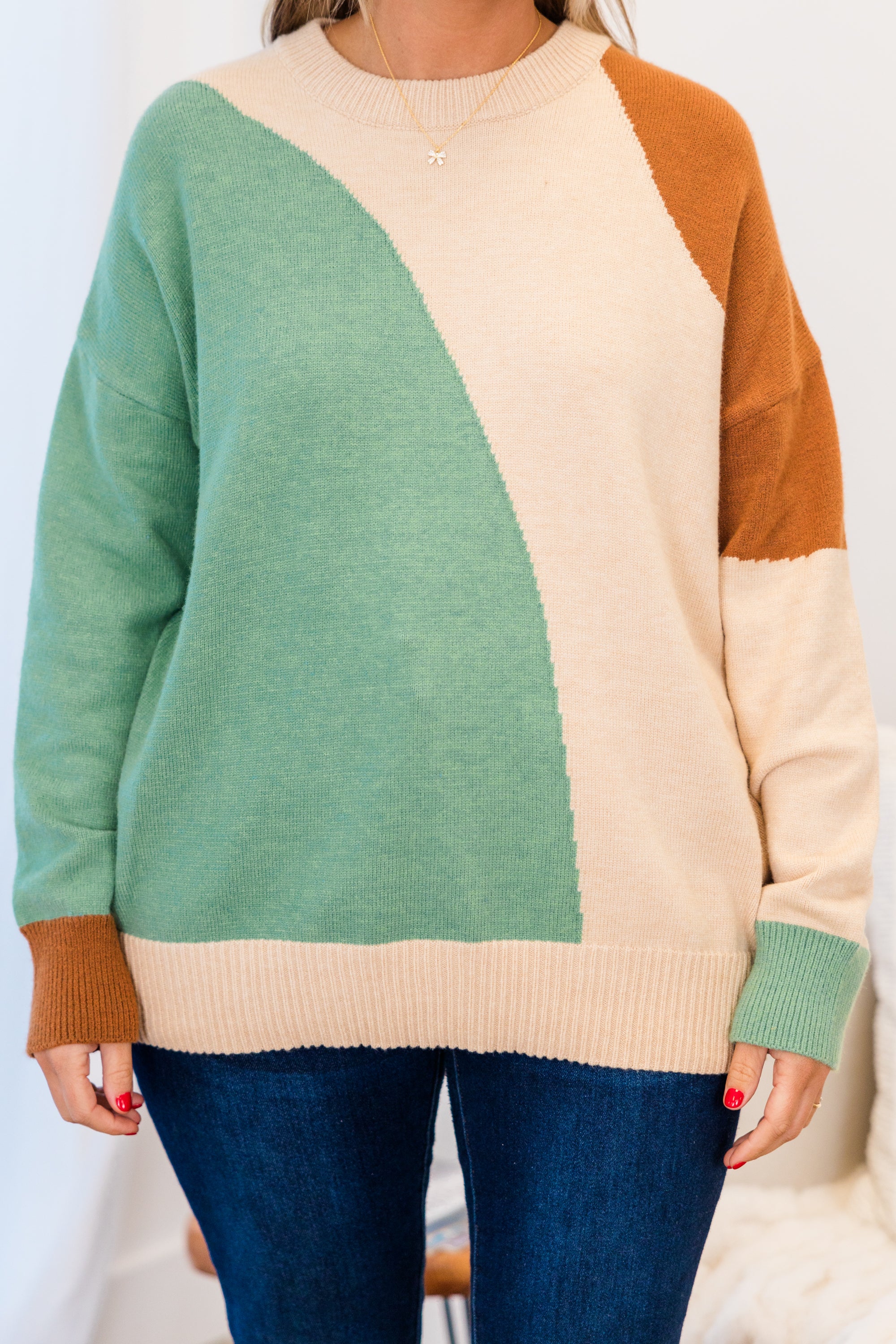 Almost Forever Sweater. Teal