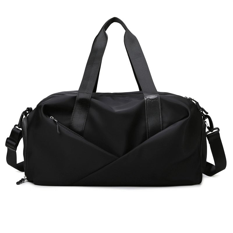 New Fashion Fitness Travel Bag Portable Shoulder Large Capacity Oxford Cloth Dry And Wet Separate Sports Bag Independent Shoe Bin