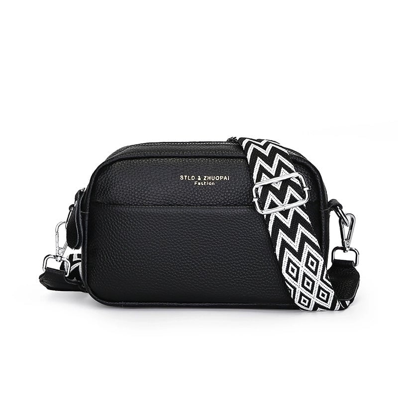 Women's Small All Seasons Leather Elegant Streetwear Square Bag