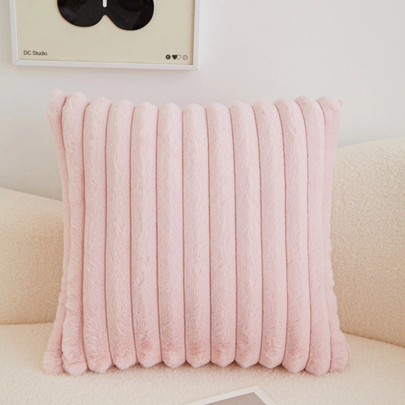 Casual Elegant Minimalist Solid Color PP Cotton Plush Throw Pillow