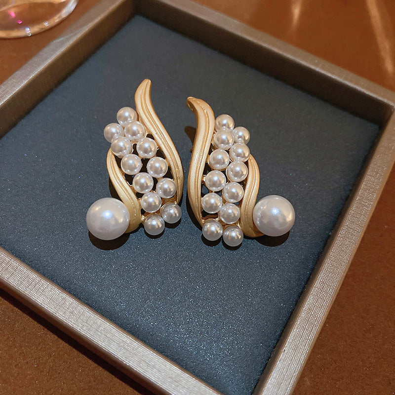 Luxurious Quadrilateral Round Ellipse Leaf Rhombus Animal Bowknot Text Letter Geometric Number Droplet Flower Chinese Zodiac Artificial Pearl Oil Dripping Earrings